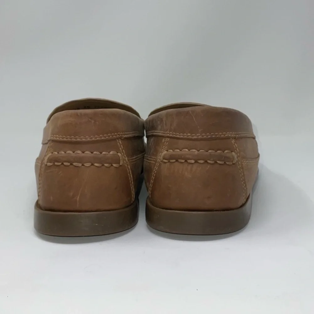 L.L. Bean Men’s Casco Bay Boat Mocs, Venetian Brown Size 14‎ EE